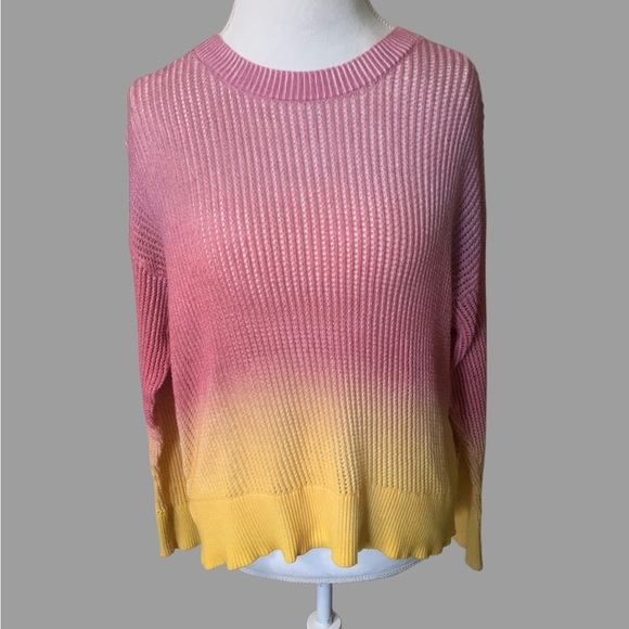 New York & Co Dip Dye Knit Sweater - Picture 1 of 8